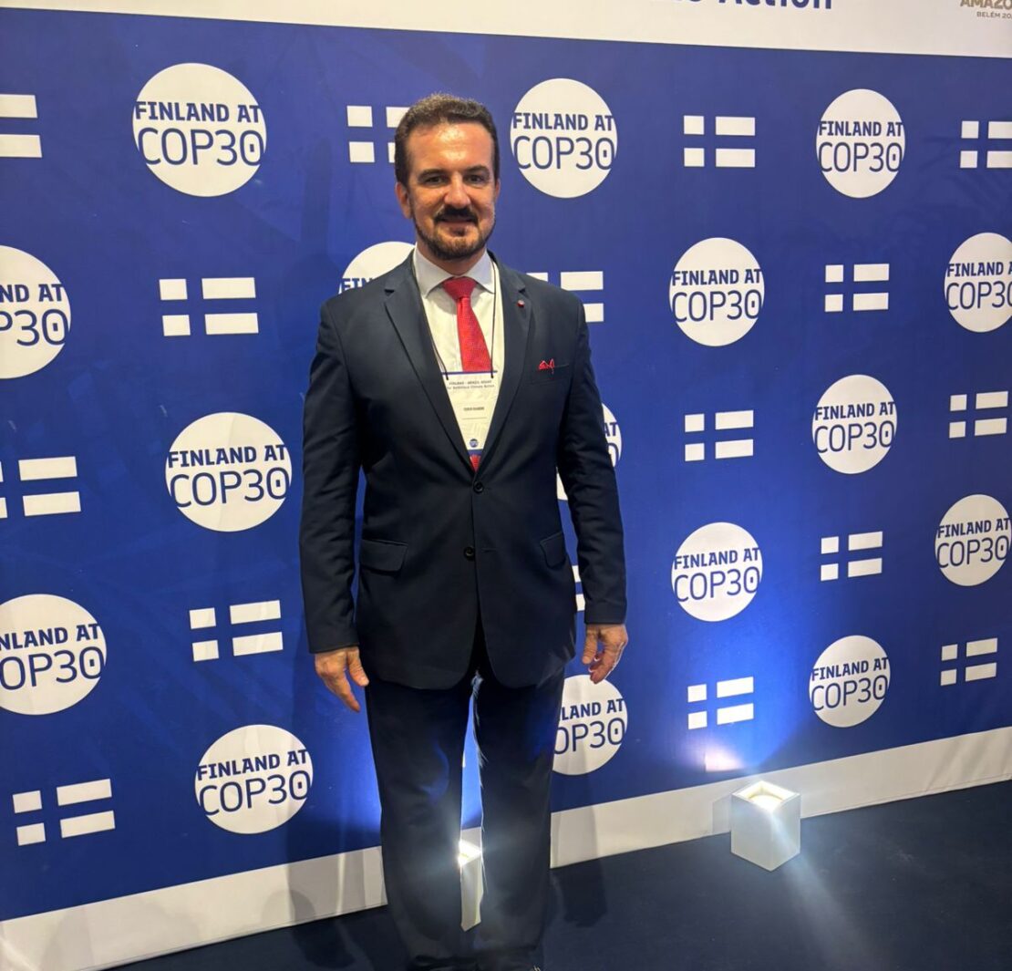Honorary Consul of Finland in RJ/ES, Sergio Chamone, Participates in COP30 in Belém